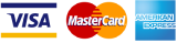 VISA, Mastercard, American Express